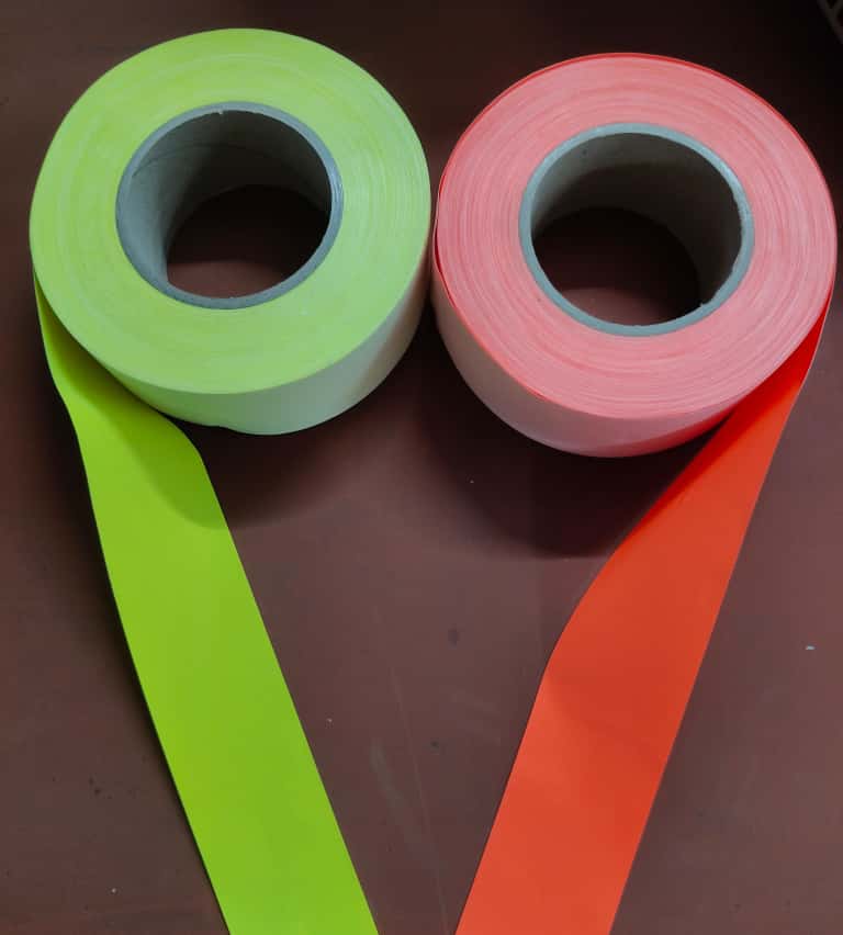 Reflective Fluorescent Green / Orange Tape